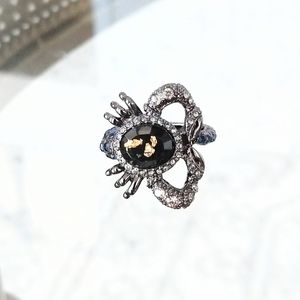 Sparkling Jewelmint crystal scorpion ring